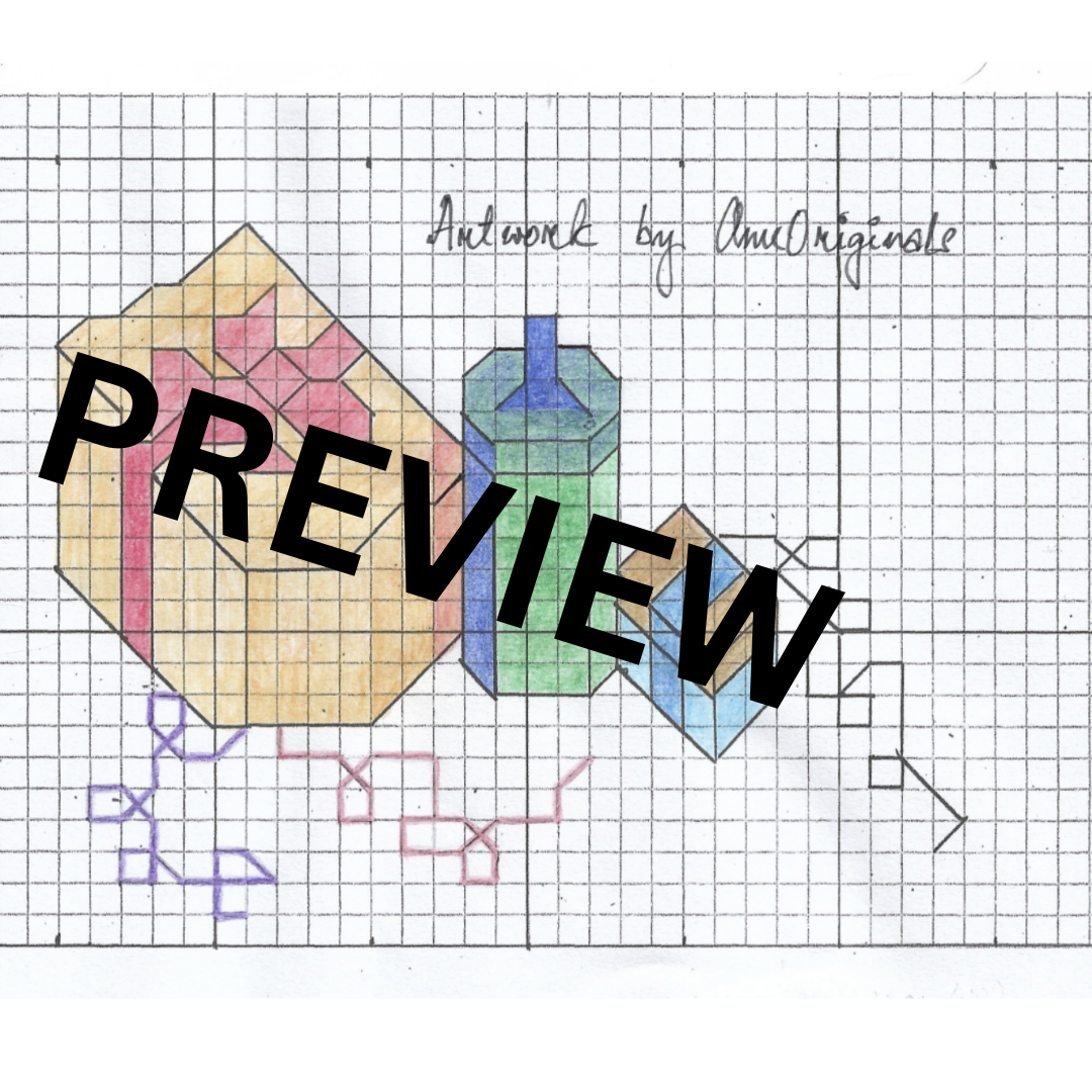 The Gift Boxes Cross Stitch Pattern | Digital Download Only