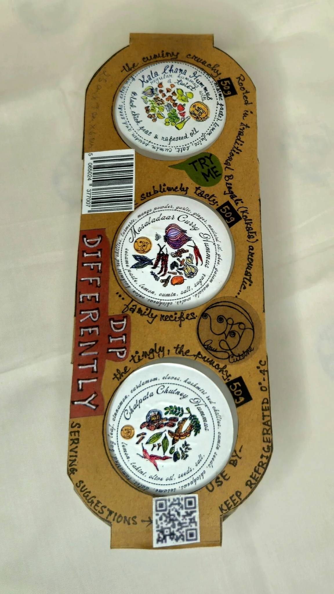 Anu Cuisine | Chatpata Chutney Hummus | 150g