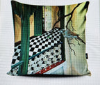 Chequered Verandah | Cushion Cover