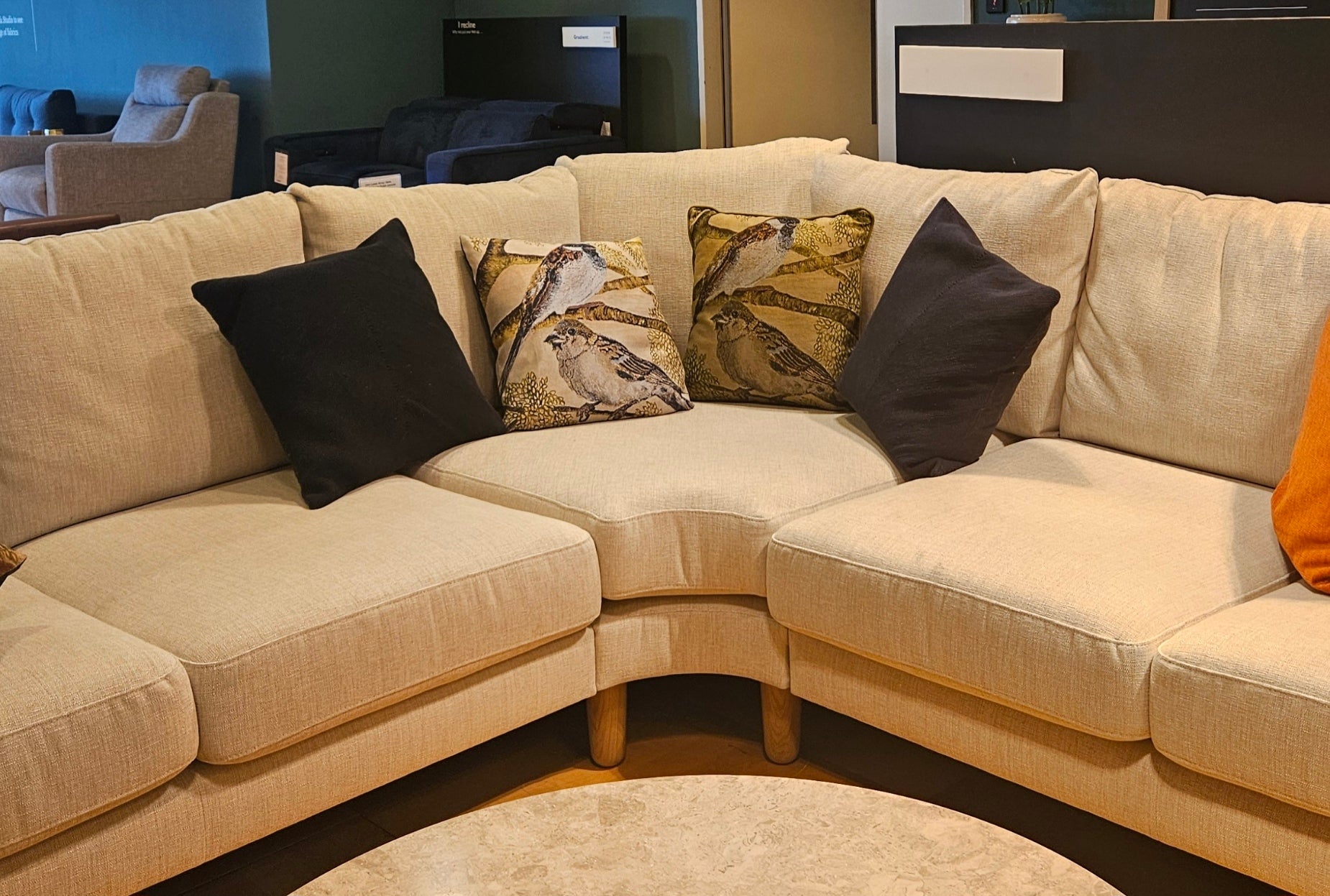 Upstairs and Downstairs | House Sparrow Series | Cushion Cover