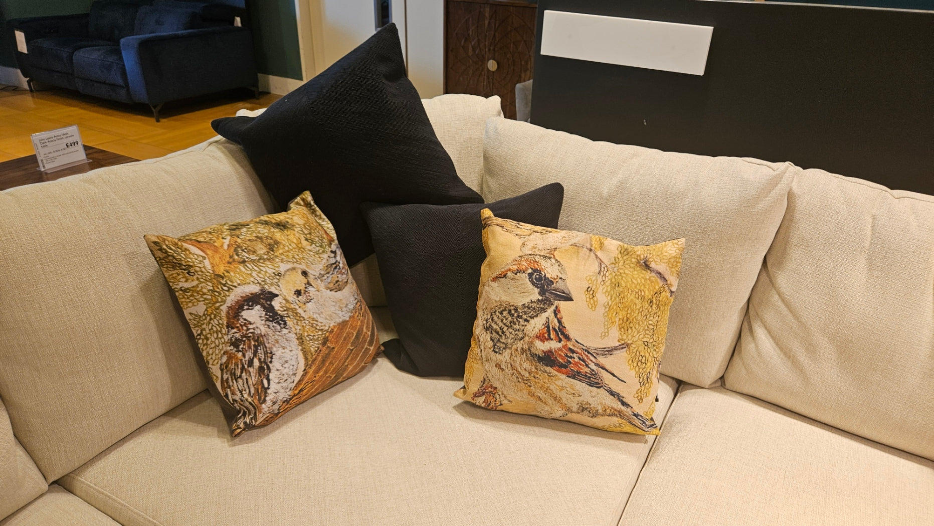 Did You Hear? | House Sparrow Series | Cushion Cover