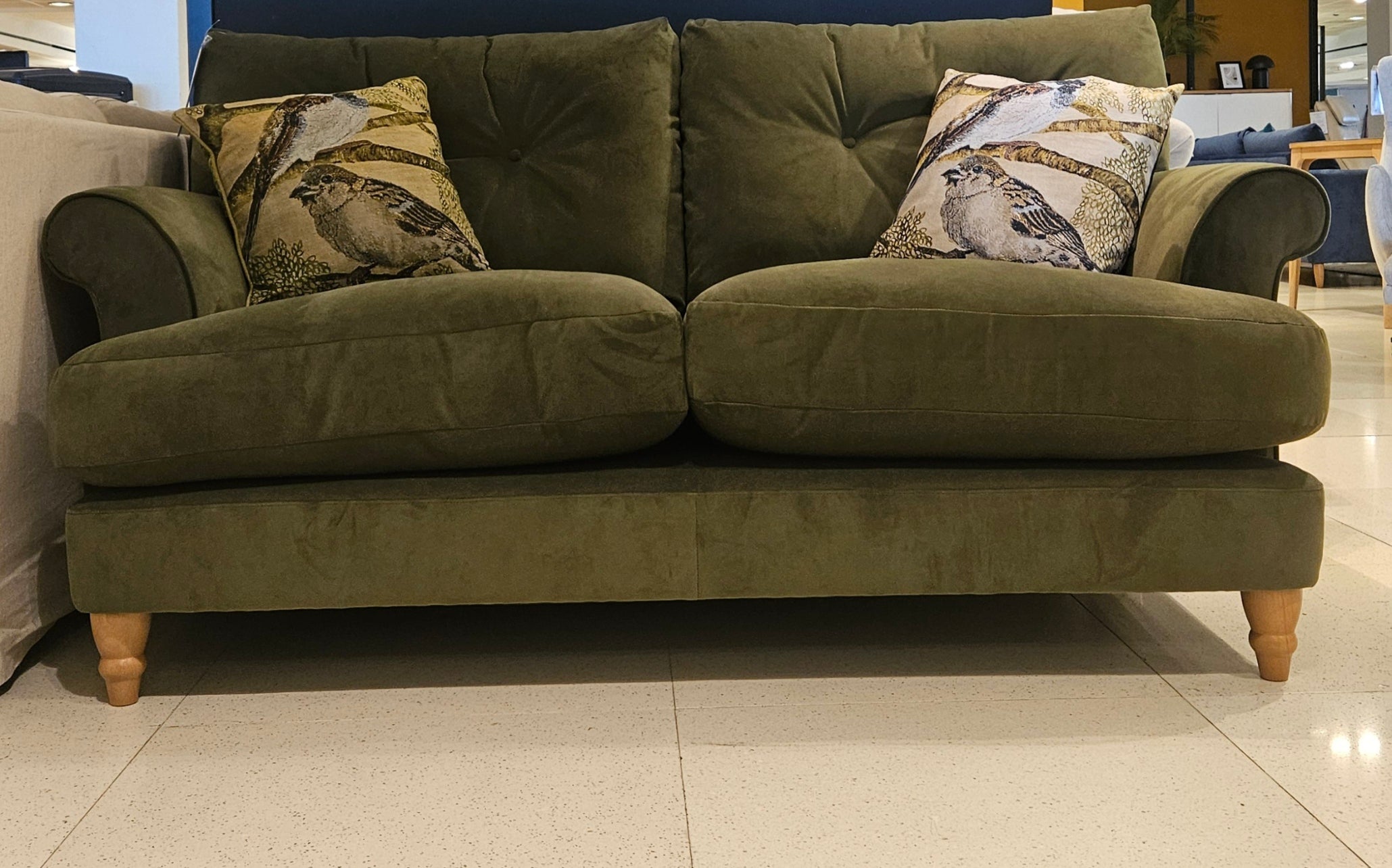 Upstairs and Downstairs | House Sparrow Series | Cushion Cover