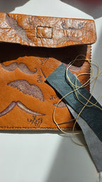 Leather Man Bag - 'The Moustache'