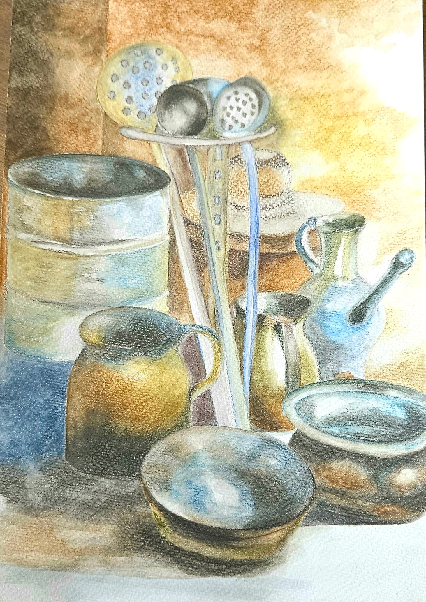 Artisanal workshop - watercolour painting Bundle 25, 45 & 65